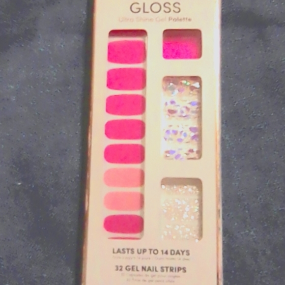 Palm Beach Gloss Ultra Shine Gel Pallette 32 Nail Strips - Picture 1 of 6